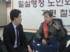 김필건 회장 단식 2일차, 김용태 의원과 보건의약단체장 방문