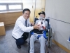 강남세브란스병원, 척추후만증 하지마비 몽골 소년 수술 지원